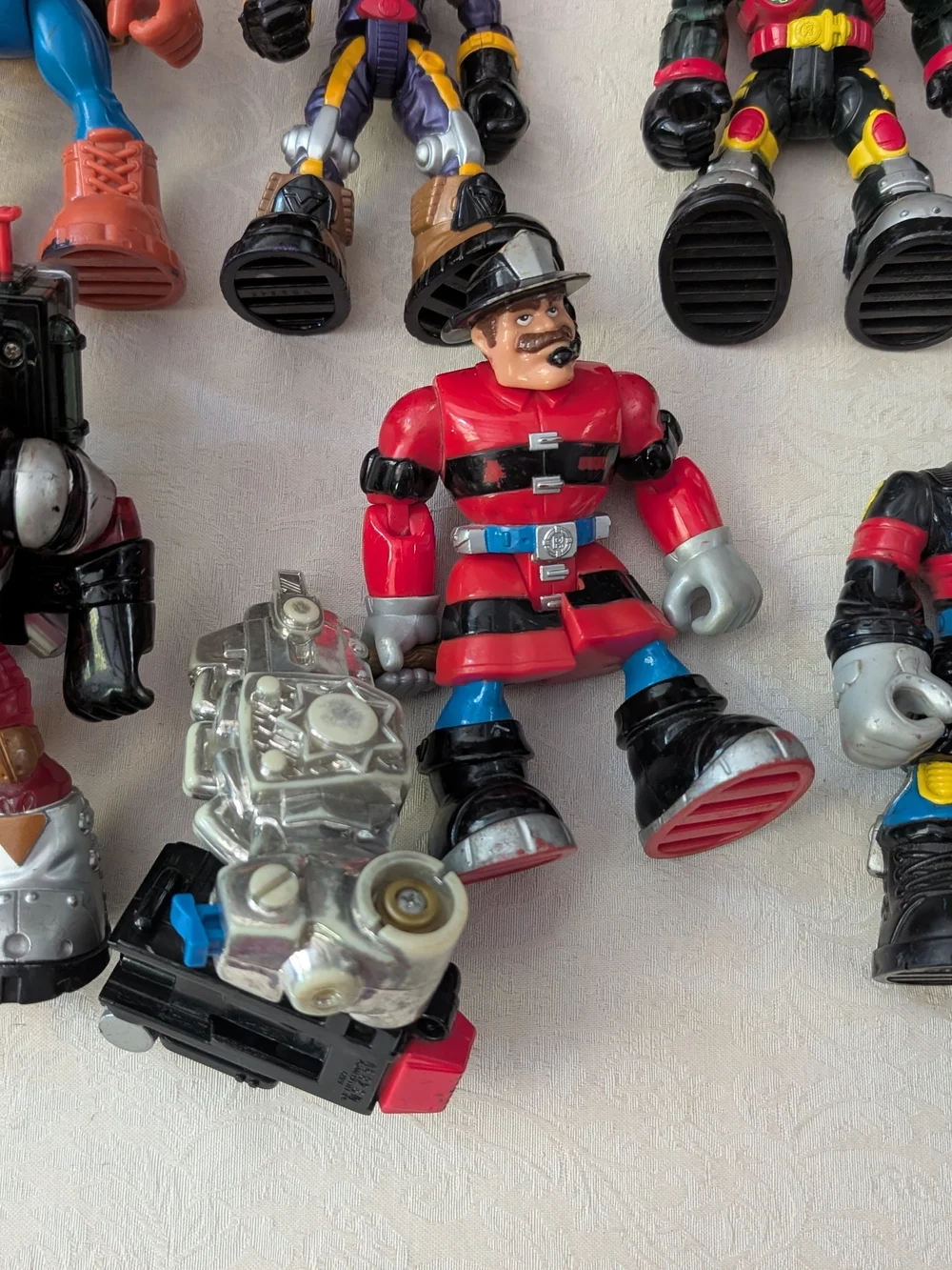 Fisher-Price Rescue Heroes Mixed Lot 10 Action Figures w/ Accessories Unboxed